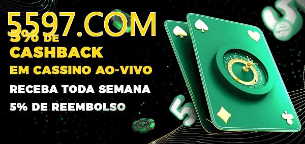 Promoções do cassino ao Vivo 5597.COM